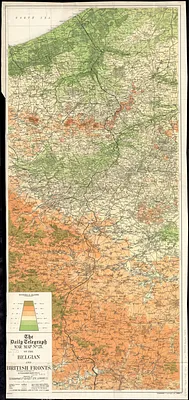 The Daily Telegraph war map no. 21