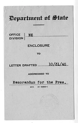 Department of State Routing Note