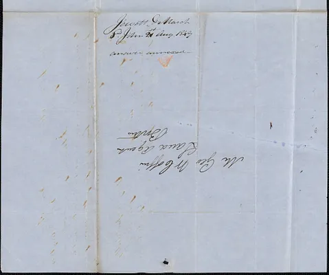 Jewett and March to George Cofffin, 21 August 1849