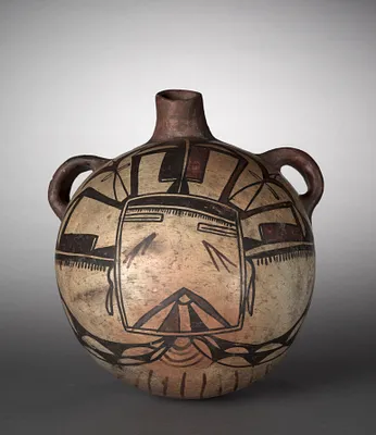 Canteen with a Katsina-like Face