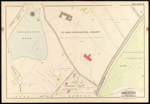 Atlas of the city of Boston, ward 25, Brighton