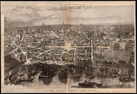 Boston after the great fire
