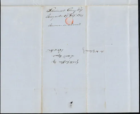 Samuel Cony to George Coffin, 19 September 1849
