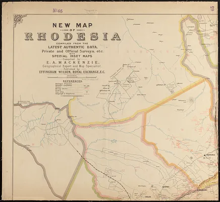 New map of Rhodesia