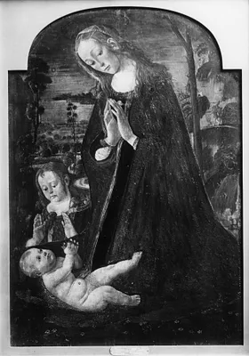 Virgin Adoring the Christ Child with the Young St. John the Baptist