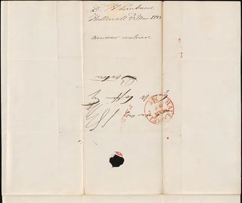 E.H. Lombard to George Coffin, 23 March 1833