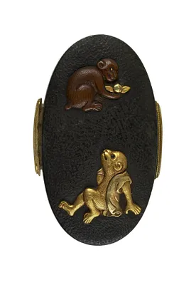 Kashira with Monkeys