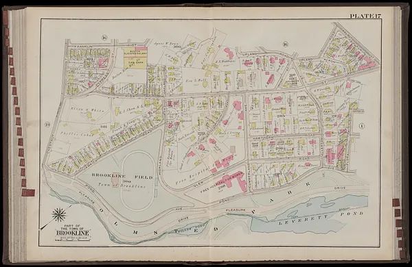Atlas of the town of Brookline, Norfolk County, Massachusetts