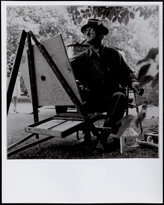W. Lester Stevens paintings and personal photos