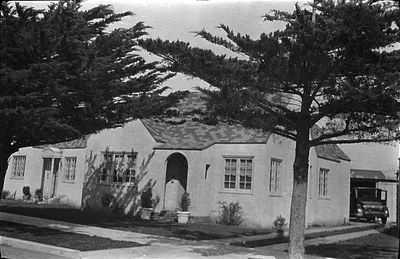 Photograph of Early 20th Century Stucco House