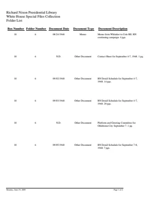 WHSF: Returned, 18-6