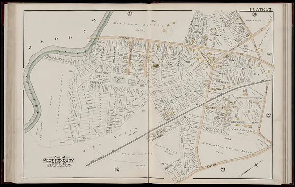 Atlas of the city of Boston, West Roxbury, Mass., volume six : from actual surveys and official plans