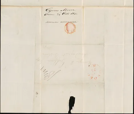 Cyrus Moore to George Coffin, 24 October 1842