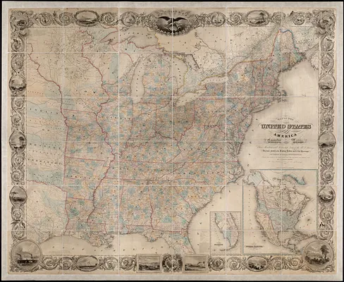Map of the United States of America
