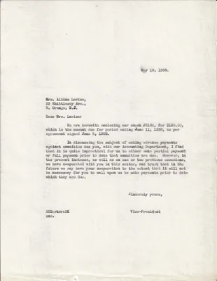 Letters Sent to Dr. Robley D. Evans, May 19, 1936