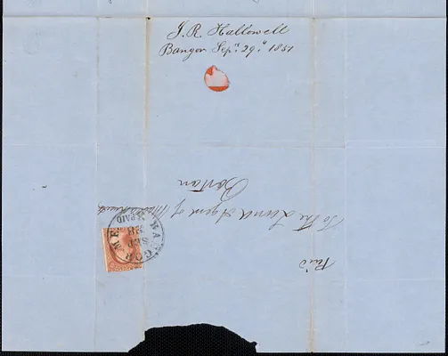 A. R. Hallowell to Samuel Warner, 29 September 1851