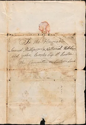Isaac Parsons to John Brooks, Samuel Phillips, and Nathaniel Wells, 19 May 1786
