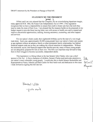 Foster Care Independence Act of 1999