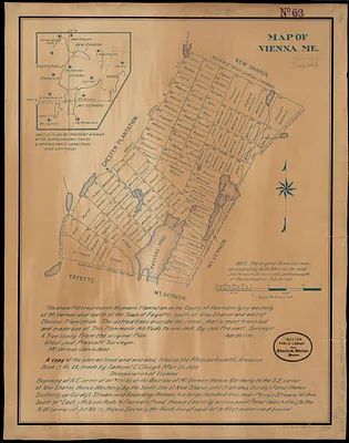 Map of Vienna, Me