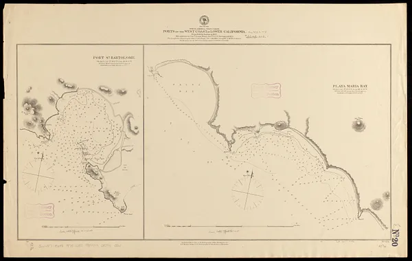 North America, west coast, ports on the west coast of Lower California