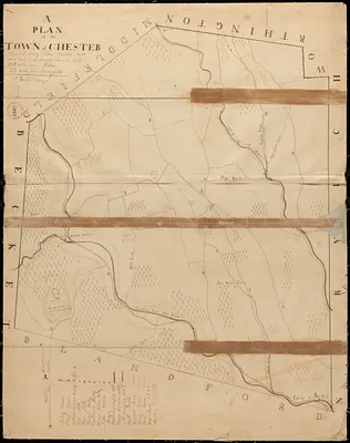 Plan of Chester made by J. Gould, dated September 1831