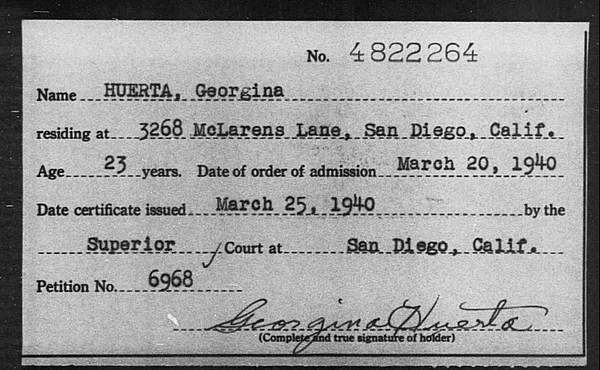 Huerta, Georgina - 1940