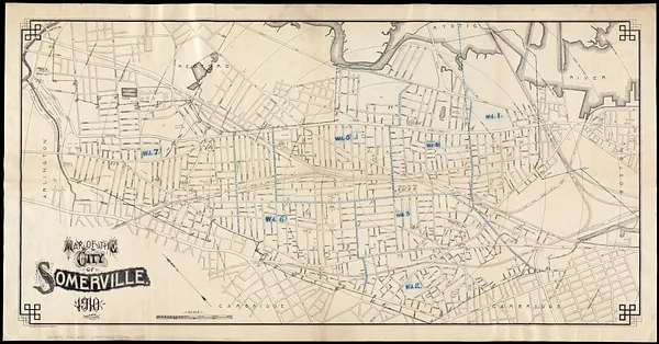 Map of the City of Somerville