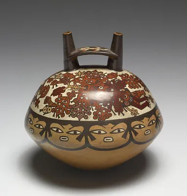 Stirrup-Spouted Bottle