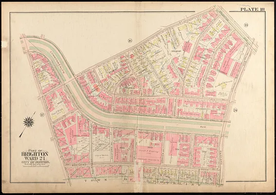 Atlas of the city of Boston, Brighton