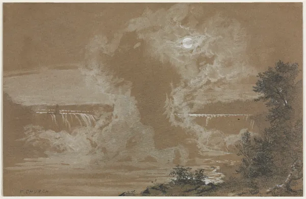 Niagara Falls by Moonlight