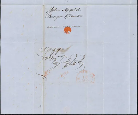 John Appleton to George Coffin, 19 November 1850