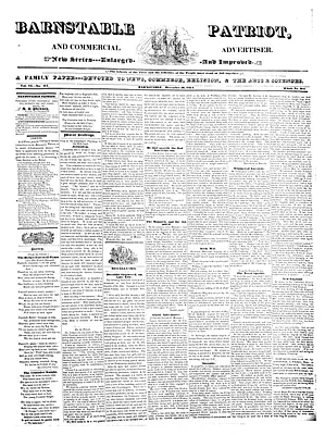 Barnstable Patriot, and Commercial Advertiser