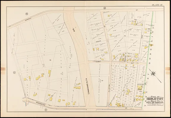 Atlas of the city of Boston, Brighton