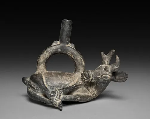 Bound Deer Effigy Vessel