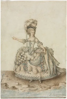 Costume Study for Opera Singer