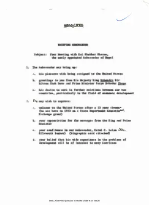 NEPAL Vol. I [March 1969-July 1974] [2 of 2]