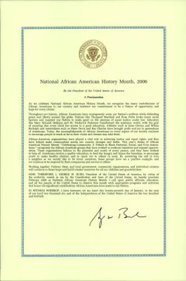National African America History Month, February 2006 [Version 2]