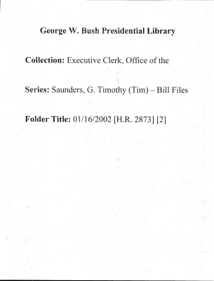 01/16/2002 [H.R. 2873] [2]