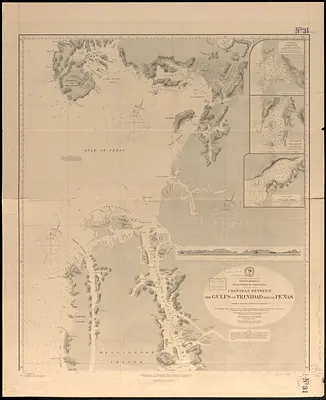 South America, west coast of Patagonia, channels between the Gulfs of Trinidad and of Peñas