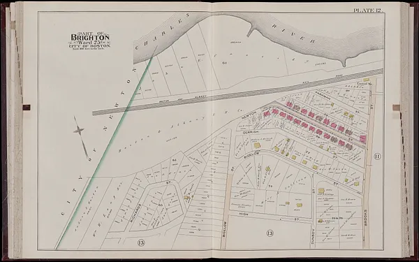 Atlas of the city of Boston, volume seven, Brighton, Mass.