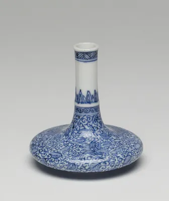 Bottle with Vine Patterns