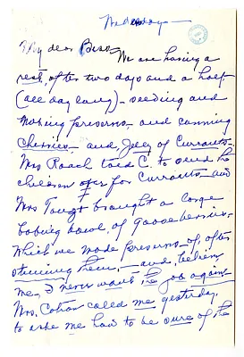 Letter from Madge Gates Wallace to Bess W. Truman