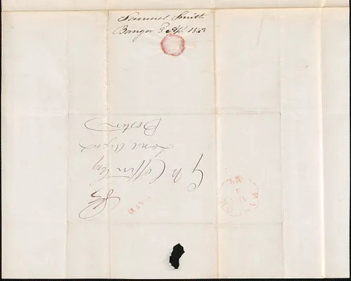 Samuel Smith to George Coffin, 3 April 1843