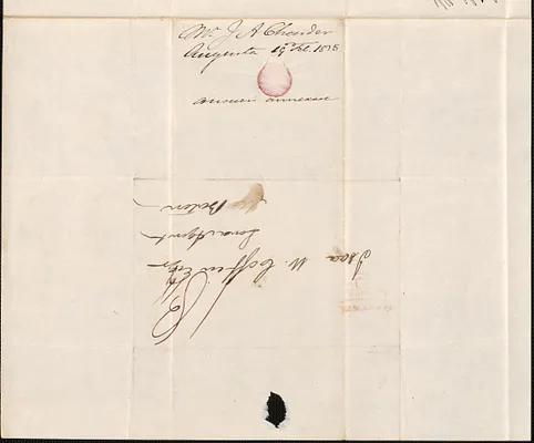 J.A. Chandler to George Coffin, 19 February 1835