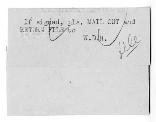 Correspondence Between President Harry S. Truman and Charles Brackett, with Related Material