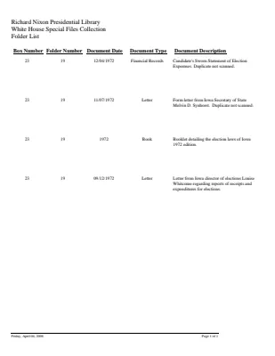 WHSF: Returned, 23-19