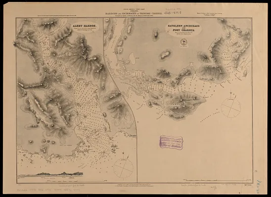 South America--west coast, Patagonia, harbors and anchorages in Trinidad Channel