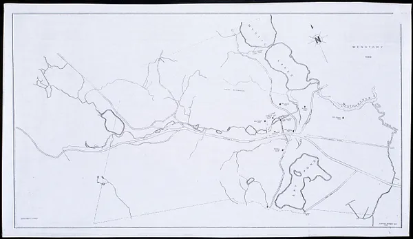 Menotomy map 1650