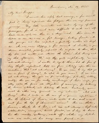 Letter from William Lloyd Garrison, Providence, to Isaac Knapp, Nov. 19, 1835