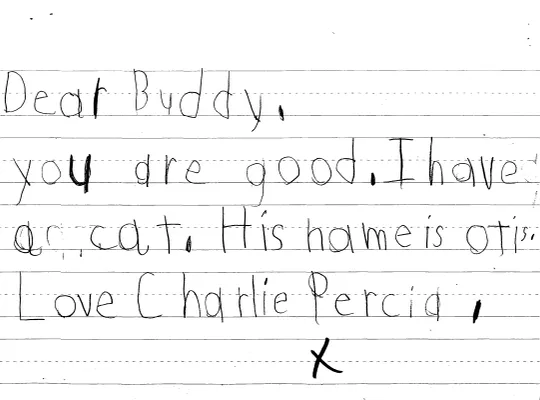 [Correspondence to Buddy] [Loose] [9]